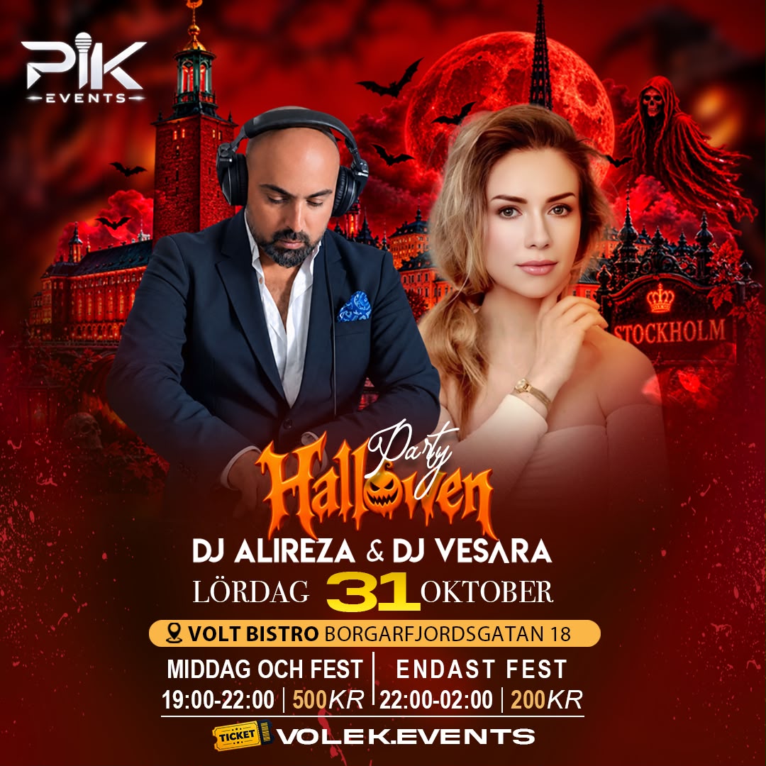 Party Rally Event Halloween Party in Stockholm – VOLEK