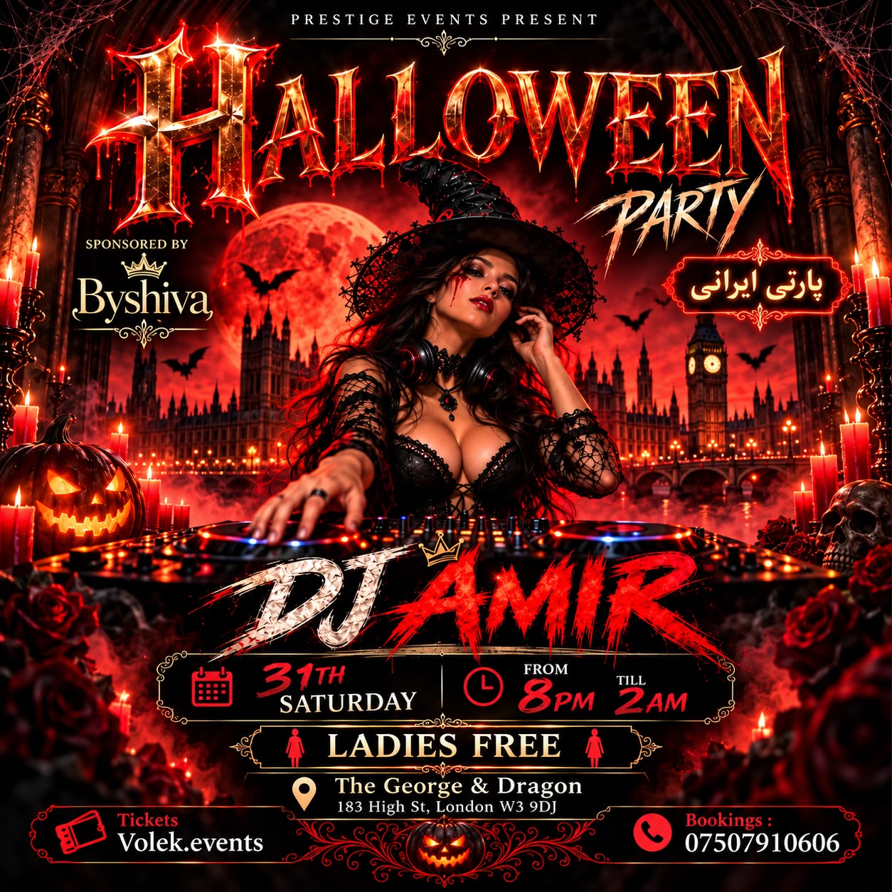 Persian Halloween Party in London