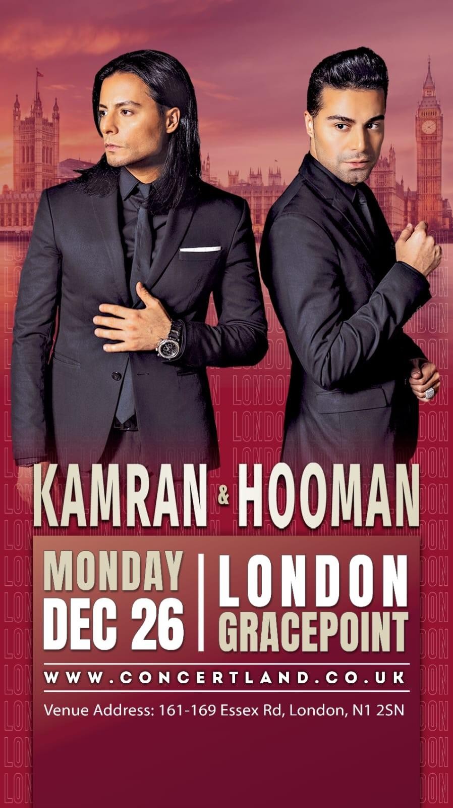 Kamran & Hooman live in London
