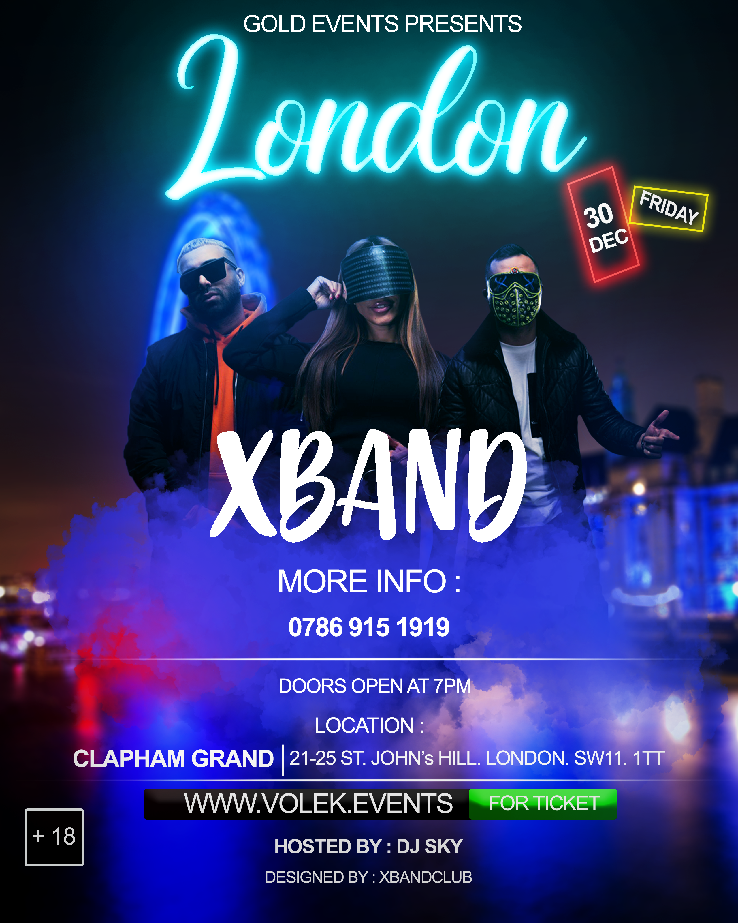 XBand live in London